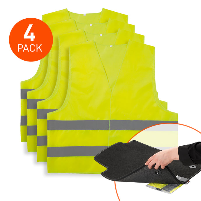 ULTRA FLAT VEST - Safety Vest Ultra (4 pack)